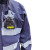 大杨023深蓝色反光雨衣雨裤套装 XXXXL码 铁路调车用防汛防护服透气安全警示服 定制