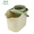 卫洋WYS-2532 塑料带轮拖把桶 加深加厚地拖桶墩布桶清洁桶 拖把桶绿色