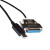 USB转DB25孔 酶标仪PN75053串行电缆 RS232通讯线 FT232RL芯片 1.8m
