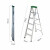 稳耐（werner）铝合金单侧人字梯1.8米折叠梯子工程梯356CN企业专享