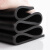 赫钢 绝缘垫橡胶垫 配电室配电房防滑耐高压橡胶垫 黑色平面10Kv 绝缘垫5mm厚 1.2m*10m 