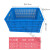 长方形塑料筐特大号加厚周转筐水果蔬菜框工厂收纳筐快递物流箱框 575-300筐600-420*310 红