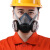 防尘口罩防工业粉尘打磨煤矿装修电焊高效防护面罩灰尘口鼻罩全脸 硅胶口罩1个（不含过滤棉）