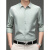 九牧王冰·丝无痕长袖男衬衫高端商务修身时尚垂感纯色单衬衣大码 桔色 GC21-12长款 38(115斤以下)