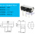 拨动开关单双排直插小微型电源4脚按键滑动3档位6波动按钮波段2档 (5个)MSK22D18 6脚2挡 双排 侧