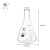 三角烧瓶小口50 150 200 250ml三角瓶锥形瓶实验室锥形烧瓶 小口3000ml/3L