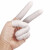 易美丽诺 LK3094 麻点防滑指套一次性乳胶耐磨加厚橡胶手指套 100个/包 橙色M