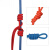 定制欣达户外登山绳子攀岩装备速降救援救生绳安全绳静力绳耐磨绳索 8mm红色(要多少米拍多少件)