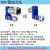 腾锟  2号BT30型防水结构型钻磨镗铣电机组合高精度动力头主轴头 蓝色高速BT30+2200W二极电机 