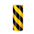 月桐（yuetong）反光警示胶带 YT-G0012 黄黑斜纹 长45.7m×宽350mm 1卷
