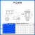 不锈钢防水螺母柱BS-M4M5M6M8-0/1/2 压铆螺柱盲孔密封封闭螺母 B-M4-0【200个】