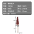 萃贵磨利特（）3带柄柱形锥形页轮小砂布磨头抛光打磨头百叶磨头砂纸 锥形磨头3*10mm 80#【1个】