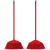 飓开 塑料扫把硬毛扫帚 时尚弹力扫把 8501红配1.2米木杆 单位：把