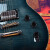 印尼产ESP LTD金属摇滚MT130电吉他演出乐手黑美人LP电吉他送套装 LEC256透明渐变蓝色