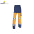 代尔塔 404013 安全服衣服安全交通户外通勤高能见度工作裤子 荧光橙拼海军蓝 XXL码 1件装
