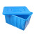 精选好货加厚牛筋水箱塑料长方形卖鱼养鱼储大容量塑料桶 200升塑料水箱81.2*60*58白色