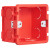 西门子（SIEMENS）通用86型暗装底盒5UH64173NC03中国红
