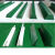 PVC绿色T型挡板输送带隔条工业皮带梯形导条防跑偏流水线爬坡横条 绿色T70高70mm 一米