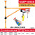 康迪普 微型电动葫芦提升机墙壁装修起重机立柱支架 300kg30米电机两用遥控房顶支架 