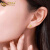 中国黄金（CHINA GOLD）雪花黄金耳钉女生新款999足金耳针首饰品情人节生日礼物送女友 雪花耳钉【一对】