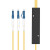 电信级光纤分路器1分2光纤分线器一分二单口方头LC/UPC盒式/拉 12130B LC1分64 分光器
