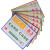 磁性透明硬胶套磁卡套文件保护套卡K士A3磁贴卡片袋营业执照 A3橙色磁