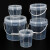金固牢 KCzy-80 透明塑料桶打包桶 带盖pp密封桶小水桶果酱桶 20L带提手