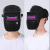 牛皮焊工面罩自动变光变色氩弧焊帽电焊镜防护专用全脸部轻便透气 ZB116款（变光10片保护片）