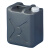 平角桶试剂废液桶塑料方形桶带把手单口HDPE2345610L （10-4101系列） 10-4134-55	5l