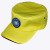 TWTCKYUS新款平顶帽子救援魔术贴帽子大檐帽保安作训帽解放帽四季均码 荧光黄色；平顶帽 均码