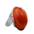 彩贮耐高温防护1000度铝箔冶炼面罩钢消防火冶金电焊面罩锅炉前工隔热 耐温安全帽(红色)