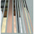 萌依儿不锈钢线条平板 装饰线条 黑钛金背景墙 吊顶包边条收边条金属的 背胶平板型2.5厘米/2.44米