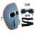 恒百思电焊面罩眼镜焊工眼镜面具轻便护脸透气防强光防打眼防烧脸电气焊 1灰镜(不含面罩和绑带)