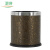 卫洋WYS-2476 皮革压圈垃圾桶 10L单层埃及款 酒店宾馆商用果皮桶纸篓圆形垃圾篓