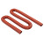 鑫嵘 矽胶高温风管 加厚软管耐高温硫化管 红色 内径160mm(4米/条)