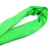 国标工业柔性吊装带双扣环形3/5/10吨起重圆形软吊带吊车吊树吊绳 2吨2米 橘色，绿色 默认