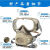 元族定制适用定制适用防尘面罩眼镜口罩一体面具工业粉尘打磨土石灰煤 面具+20片棉+2镜片