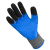 星宇（XINGYU）L268蓝乳胶发泡手套 手指加固防滑耐磨(12双装) 灰纱蓝