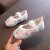 迪士尼（Disney）汉服鞋子女童复古绣花鞋老北京纯手工布鞋汉风儿童舞蹈表演出鞋子 P006粉色 29码内长约18厘米