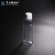 适用于塑料透明大口圆瓶方瓶透明直身瓶PET透明小口瓶样品瓶聚酯 透明方瓶80ml