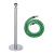 月桐（yuetong）圆球礼宾杆围栏含麻绳 YT-D0253 含银色杆+银钩绿色麻绳 950×320×51mm 1套