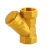 黄铜Y型定制器水务暖通定制阀加厚过滤自来水管道杂质定制网6分 务专用