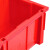 纳仕徳 C2# 加厚组立式零件盒 斜口螺丝收纳盒 货架整理箱 五金元件盒零件盒工具盒 红色505x385x245
