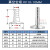 不锈钢真空快装宝塔皮管接头KF16/25/40/Φ16/25/10数控一体式 KF10-10mm