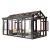 维盾（WEIDUN） 维盾钢结构新中式阳光房中国古典复古风阳光房定制钢化玻璃花房