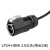 防水连接器LP-24航空插头HDMI航插接插件公母插座双头带线1米 LP24-HDMI 2.0公头（2米）