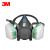 3M6502硅胶防毒面具防有毒气体活性炭面具配6004滤毒盒七件套