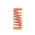 ZH 橙色中压缩量型矩形模具弹簧 14.5外径*8.5内径 T-SWS 14.5*80