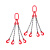 固特柔 四角吊链钢丝绳 21吨3米自动钩 定制款