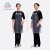 防水围裙防油PVC厚透明塑料长款食堂厨房餐饮水产专用男女工作服 35丝透明长95宽70厘米
